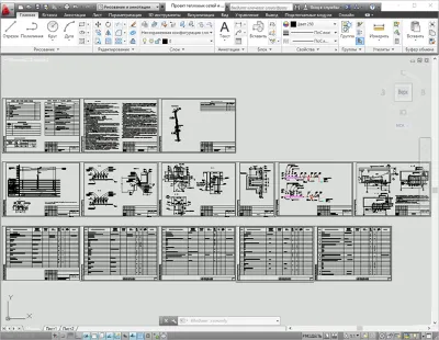 Проект тепловых сетей и ИТП здания