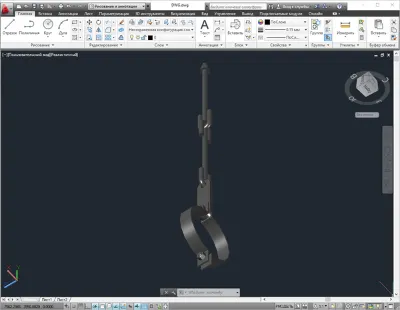 Подвески с одной тягой для труб