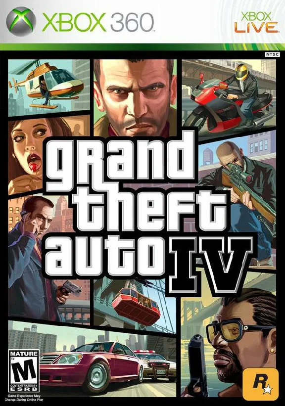 XBOX 360 |92| GTA IV + The Ballad Of Gay Tony + 10 Game