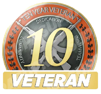 CSGO + 10-YEAR VETERAN COIN (15 YEARS ACC OLD) NO PRIME