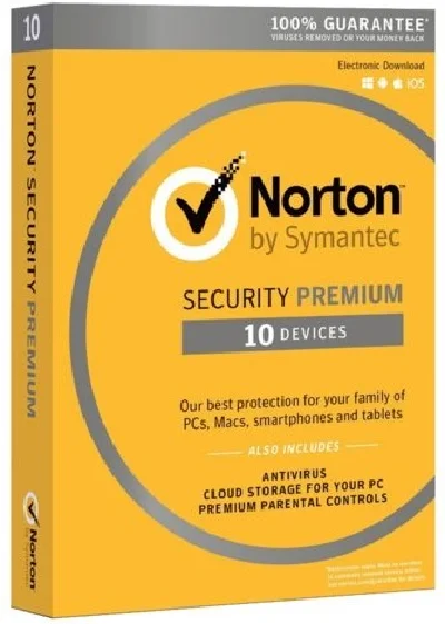 Norton Security Premium 90 days 10 PC (not activated)