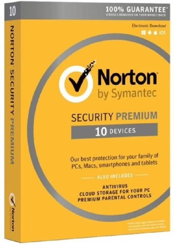 Norton Security Premium 90 days 10 PC (not activated)