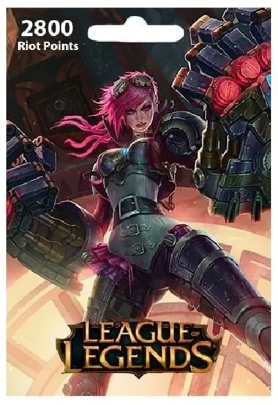 LoL 2800 RP / Valorant 1950 Points Card (EU servers)