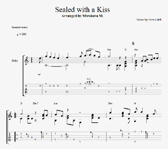 Sealed With A Kiss