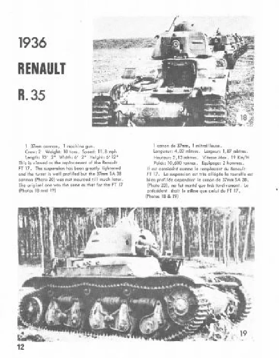 French Armoured Fighting Vehicles, Part 1