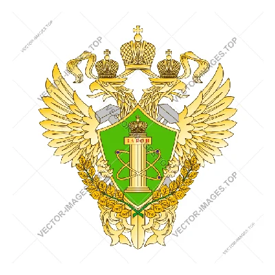 Rostehnadzor, Emblem, vector image (vinyl-ready)