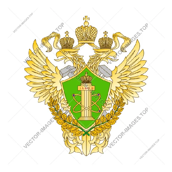 Rostehnadzor, Emblem, vector image (vinyl-ready)