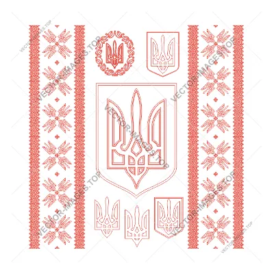 Украина, Векторный герб
