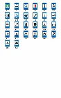 Road signs of Ukraine - Signs of service, Vector image