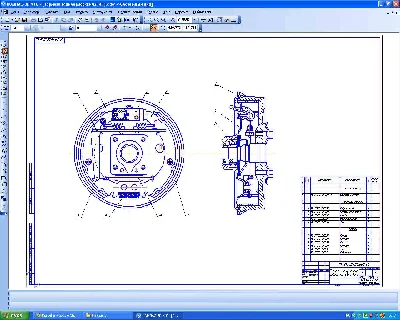 Rear brake mechanism drawing Moskvich-2141