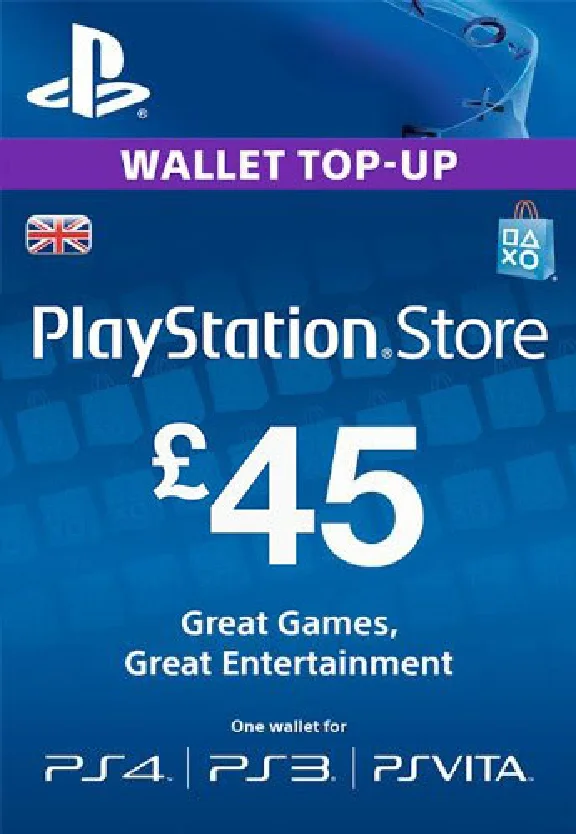 PLAYSTATION NETWORK (PSN) - £45 GBP (UK) 🎮 DISCOUNTS