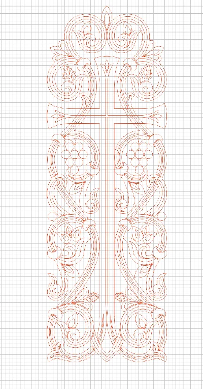Cross_6 (vector for CNC machine)