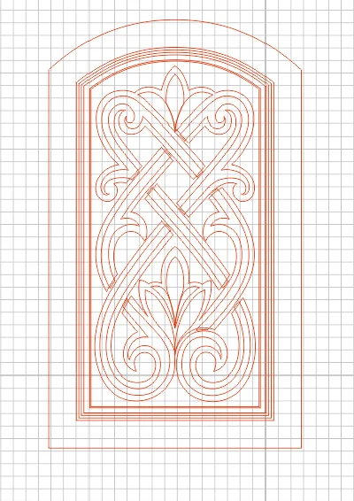 Cover_8 (vector for CNC machine)