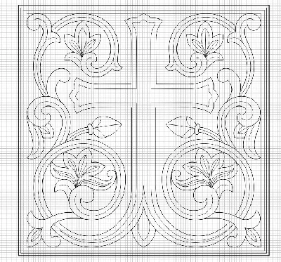 Pile_1 (vector for CNC machine)