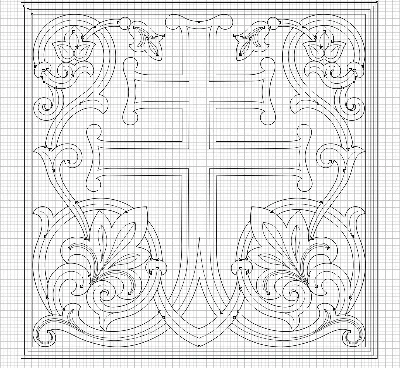Shroud_2 (vector for a CNC machine)