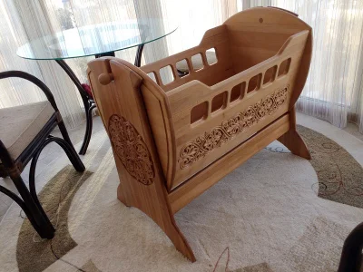 Люлька резная (программы ArtCAM 2011, векторCorelDRAW )