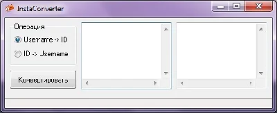Username/ID Instagram-converter + Source