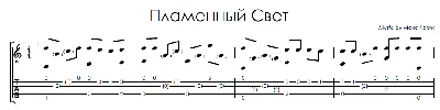 Plamennyj svet (Maks Korzh) - guitar notes+tab