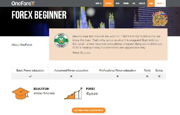 Forex Beginner Without Activation Package - 150 EUR