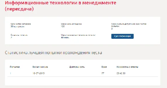 Информационные технологии в менеджменте.Тест Синергия