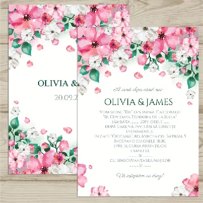 Wedding invitation template №77