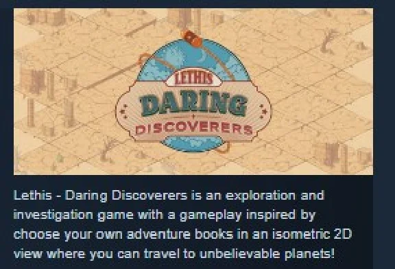 Lethis Daring Discoverers STEAM KEY REGION FREE GLOBAL