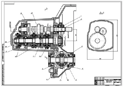 Plans transmission of VAZ-2110