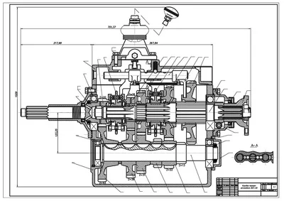 Drawing transmissions ZIL-130