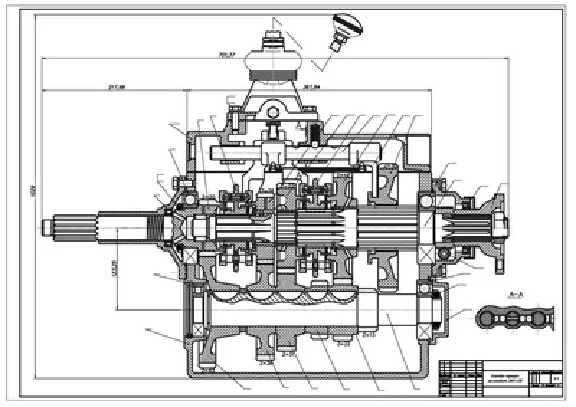 Drawing transmissions ZIL-130