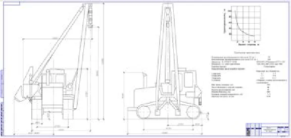 Чертеж Кран-трубоукладчик ТГ - 503