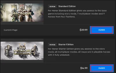 For Honor Standard + This War of Mine EpicGames Account