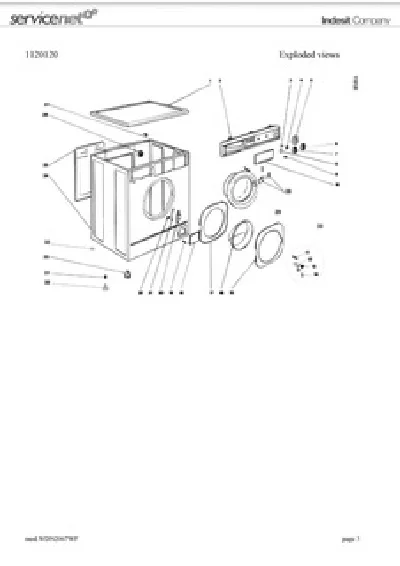 сервис мануал стиральной машины INDESIT WDN 2067