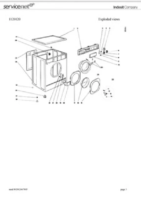 сервис мануал стиральной машины INDESIT WDN 2067