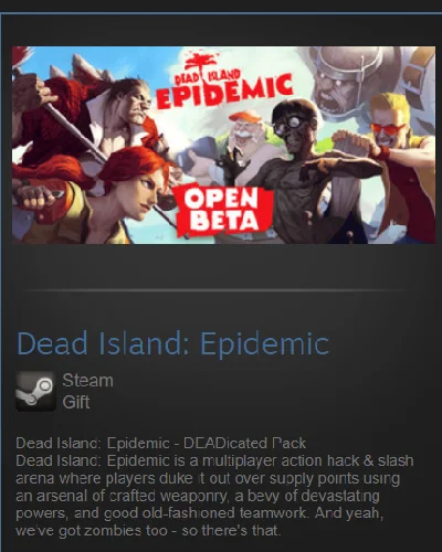 Dead Island: Epidemic (Steam gift) Tradable + Rare