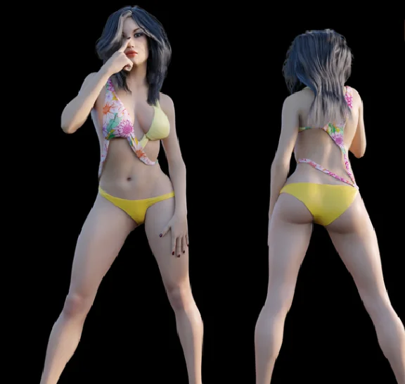 Girl bikini