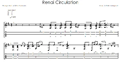 Renai Circulation - Fingerstyle notes+tabs