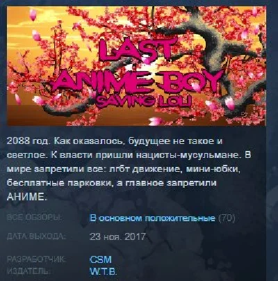 Last Anime boy Saving loli STEAM KEY REGION FREE GLOBAL