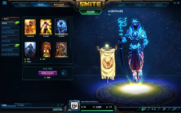 SMITE Exclusive Alienware Ra Skin key for PC 🔑