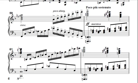 8с29 Поэма-воспоминание, П.ЗАХАРОВ / для ф-но соло