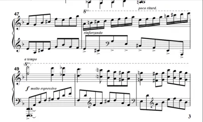 8с29 Поэма-воспоминание, П.ЗАХАРОВ / для ф-но соло