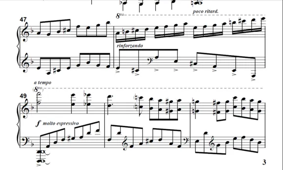 8с29 Поэма-воспоминание, П.ЗАХАРОВ / для ф-но соло
