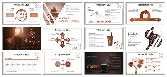 PowerPoint Presentation Premium Theme Coffee, Tea