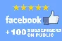 ✅👍 100 Subscribers to public FACEBOOK for Business ⭐