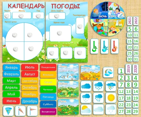 WEATHER CALENDAR / electronic version