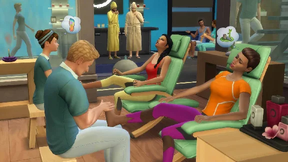 The Sims 4 + Spa Day (RUS/ENG) (Warranty)