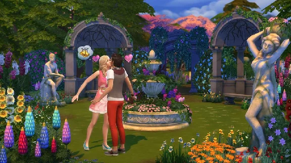 The Sims 4 + Romantic Garden Stuff (RUS/ENG) (Warranty)