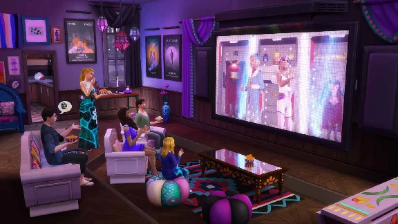 The Sims 4 + Movie Hangout Stuff (RUS/ENG) (Warranty)