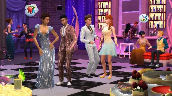 The Sims 4 + Luxury Party Stuff (RUS/ENG) (Warranty)
