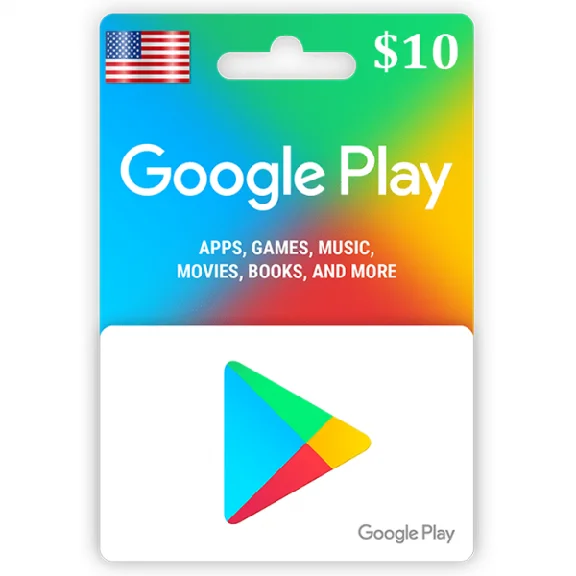 GOOGLE PLAY GIFT CARD $10 (USA) 🎁