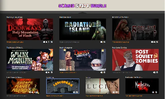Indie Gala Scared Stiff Bundle (10 Steam игр)